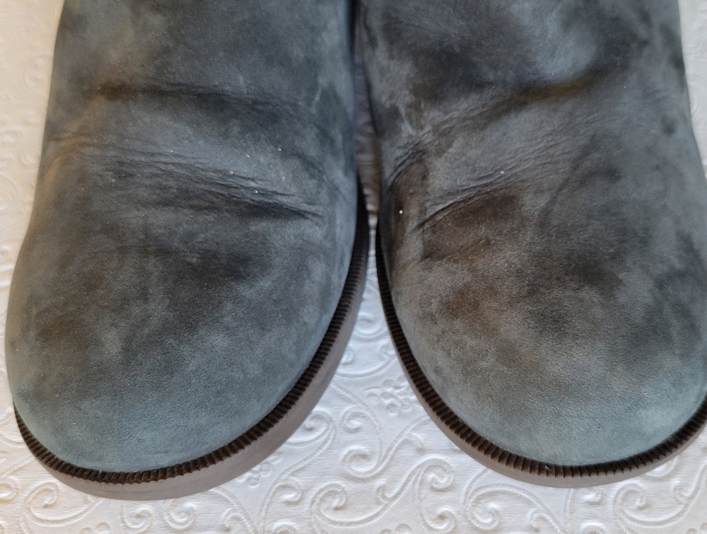 Teva Boots Gray Womens 9 Foxy Ankle Booties Heels Side Zipper 1008317 - Picture 11 of 12